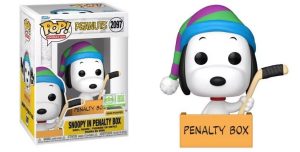 Cette Funko Pop de Snoopy tenant sa crosse de hockey sur glace est produite à seulement 5 000 exemplaires dans le monde.