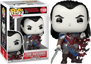 Strahd Shapechanger est l’un des personnages emblématiques de l’univers Dungeons & Dragons. Figure sombre et charismatique, il est ici représenté dans une figurine Funko Pop.