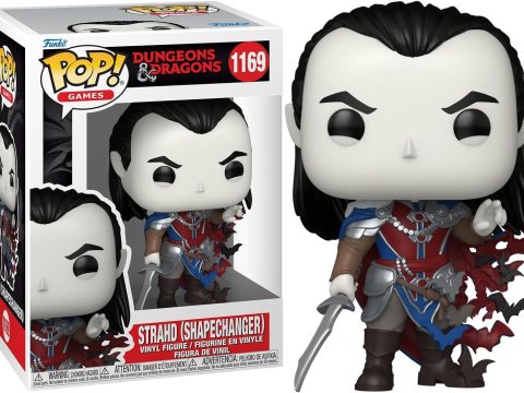 Strahd Shapechanger est l’un des personnages emblématiques de l’univers Dungeons & Dragons. Figure sombre et charismatique, il est ici représenté dans une figurine Funko Pop.