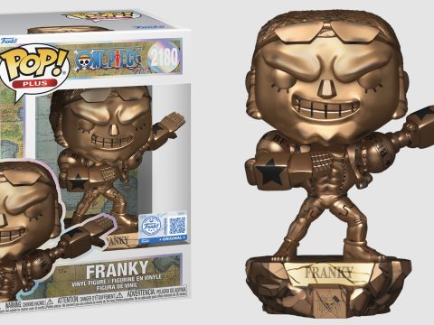 Lundi 12 janvier à 18h30, la collection One Piece passe un cap avec l’arrivée de Franky en version Bronze métallisé. Cette figurine Funko Pop ne se contente pas d’un simple traitement esthétique.