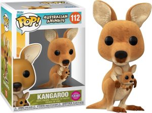 Figurine Australian Animals représentant une maman kangourou et son petit. Une scène emblématique de la faune australienne à collectionner.