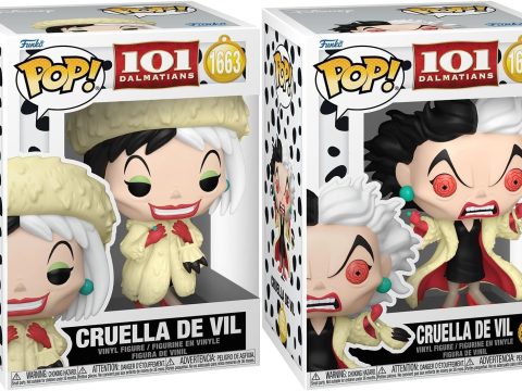 Funko Pop Cruella d’Enfer 101 Dalmatiens avec chance d’obtenir la version Chase rare. Une figurine Disney culte pour collectionneurs.