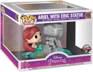 🌊 Ariel et la statue du Prince Éric : un moment culte immortalisé en Funko Pop.