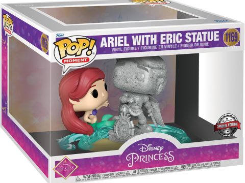 🌊 Ariel et la statue du Prince Éric : un moment culte immortalisé en Funko Pop.