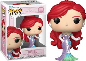 Ariel en robe de bal débarque en Funko Pop Disney Princesses. Une version élégante inspirée de La Petite Sirène.