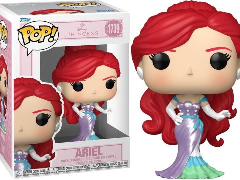Ariel en robe de bal débarque en Funko Pop Disney Princesses. Une version élégante inspirée de La Petite Sirène.