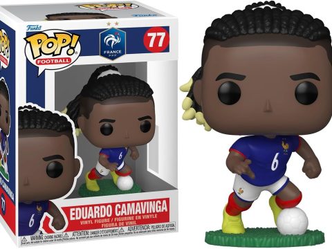 Le jeune talent français Eduardo Camavinga rejoint la collection Funko Pop. Idéal pour les fans et la Coupe du Monde 2026.
