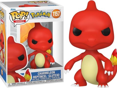 Avant de devenir Dracaufeu, Reptincel fait une entrée remarquée en Funko Pop. Fidèle au Pokédex n°05, il dévoile sa posture agressive, ses trois grandes griffes et sa flamme légendaire sur la queue.