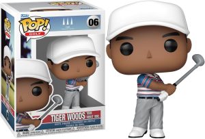 Revivez les débuts légendaires de Tiger Woods avec la Funko Pop Tour Debut 1992, symbole du lancement de la plus grande carrière du golf moderne.