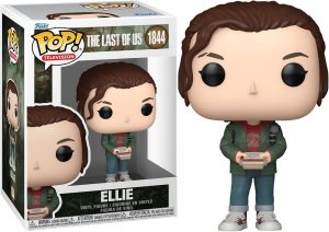 Figurine Funko Pop Ellie The Last of Us, fidèle à la série avec son presse-papiers emblématique.