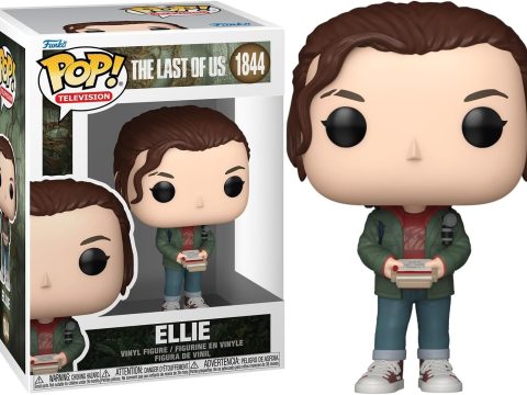 Figurine Funko Pop Ellie The Last of Us, fidèle à la série avec son presse-papiers emblématique.