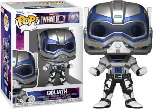 Goliath s’impose immédiatement. Massif, charismatique et technologiquement avancé, ce personnage se distingue par sa présence imposante, renforcée par son casque high-tech et sa tenue distinctive.