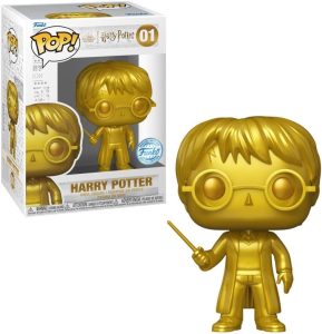 Harry Potter se décline en Funko Pop Metallic Gold, une édition prestigieuse qui sublime le célèbre sorcier de Gryffindor.
