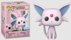 Mentali, l’évolution Psy d’Évoli découverte à Johto, rejoint la collection Funko Pop. Une figurine Pokémon élégante et incontournable pour les fans de la licence.