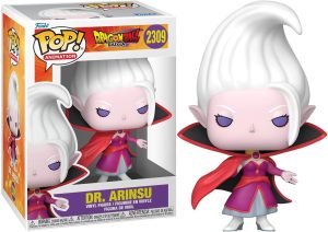 Dr. Arinsu rejoint l’univers Funko Pop avec une figurine inspirée de Dragon Ball Daima, affichée autour de 16,00€.