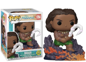 Le demi-dieu Maui de Vaiana débarque en Funko Pop Glow in the Dark / Prix : 18,00€.