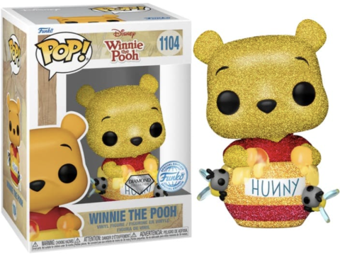 Sortie en mars 2024, la Funko Pop Winnie l’Ourson célèbre son amour du miel / Prix 32,10€.