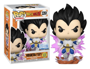 Vegeta revient en Funko Pop avec son attaque Galick Gun dans une version Glow in the Dark.