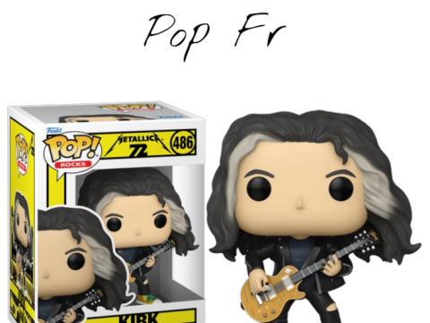 Kirk Hammett arrive en Funko Pop inspirée de l’album 72 Seasons. Une figurine incontournable pour les fans de Metallica.