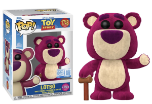 Lotso, l’ourson emblématique de Toy Story 3, se décline en Funko Pop Flocked.