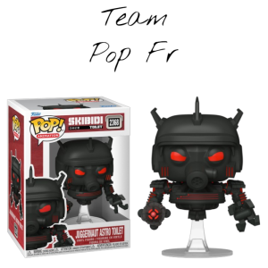 Le puissant Juggernaut Astro Toilet rejoint la gamme Funko Pop. Une figurine Skibidi Toilet au design unique et intimidant.