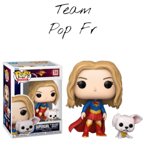 Supergirl avec Krypto en Funko Pop : une figurine DC incontournable qui va attirer tous les regards.