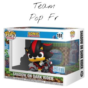 Où acheter la Funko Pop Shadow the Hedgehog avec sa moto pas cher ? Consultez les prix sur Team Pop Fr pour cette figurine inspirée de Sonic the Hedgehog à 30,00€.