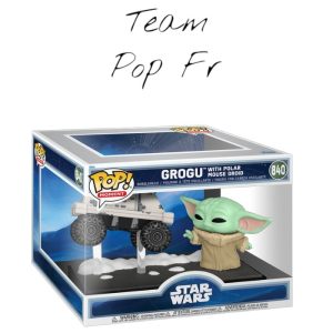 Où acheter la Funko Pop Grogu pas cher ? Consultez les tarifs sur Team Pop Fr pour cette figurine issue de The Mandalorian accompagnée de son droïde souris polaire.