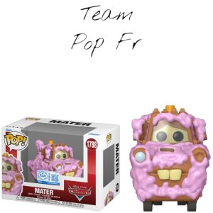 La Funko Pop Martin représente le fidèle compagnon de Flash McQueen dans l’univers Disney Pixar Cars. Prix : 18,00 €.