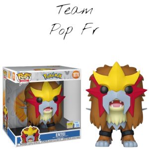 Funko Pop Entei Pokémon disponible sur Team Pop Fr. Découvrez cette figurine du légendaire gardien de Johto proposée à 69,99€.