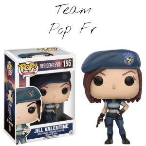 Disponible sur Team Pop Fr, la Funko Pop Jill Valentine n°155 — une figurine rare tirée de la franchise Resident Evil, à 74,99€.