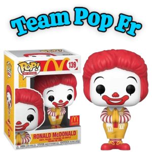 Comparez le prix de la Funko Pop Ronald McDonald sur Team Pop Fr. Retrouvez la célèbre mascotte de McDonald's.