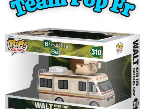 Funko Pop Rides Breaking Bad – Walt with the Crystal Ship n°310 Le camping-car légendaire de Walter White est là ! Retrouvez la Pop Rides Breaking Bad n°310 à 35,00€ en comparant les meilleures offres sur Team Pop Fr.