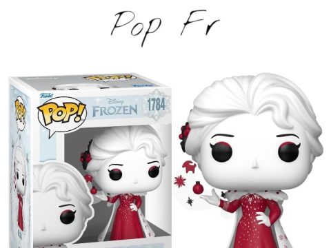 Funko Pop Disney Frozen Holiday – Elsa n°1784 Elsa, vêtue d'une élégante robe rouge aux motifs de Noël, est l'un des personnages emblématiques du classique Disney La Reine des Neiges.