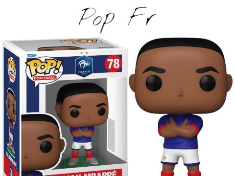 Kylian Mbappé est immortalisé en figurine Funko Pop, vêtu du maillot de l'équipe de France porté lors de la Coupe du Monde 2026.