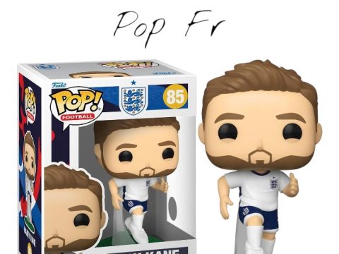Harry Kane, international anglais, arborant le maillot de la sélection d'Angleterre avec son numéro 9 floqué.