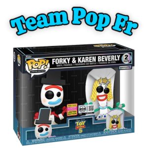 Figurine Pack Funko Pop Toy Story 5 - Forky and Karen Beverly au prix de 30,00€. Comparez les meilleures offres sur Team Pop Fr.
